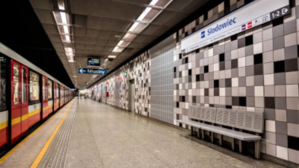 Utrudnienia w metrze M1 w Warszawie i uruchomiona komunikacja zastępcza